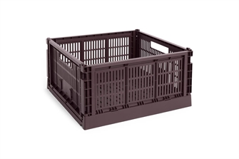 HAY Colour Crate folde opbevaringskasse large square bordeaux